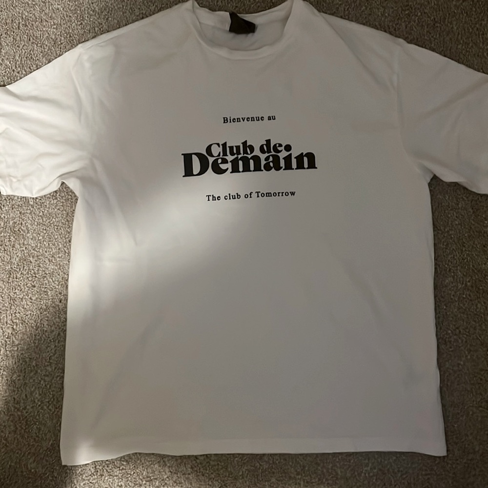 Club de Demain White Tee Size:L
